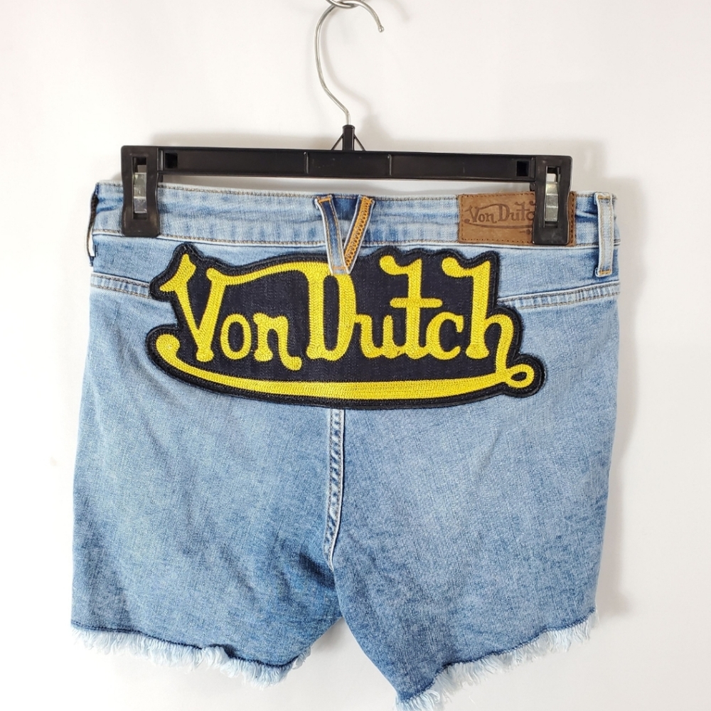 Vintage Authentic Y2K Von Dutch Booty Shorts
